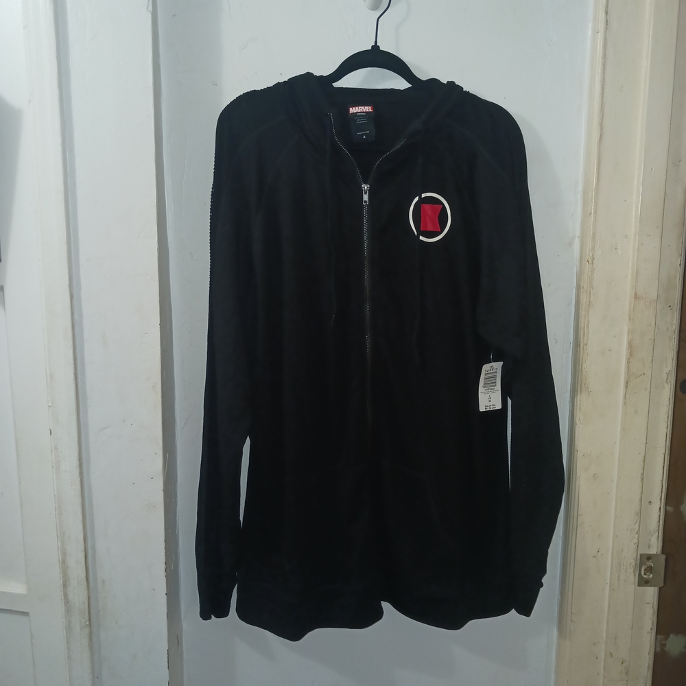 Marvel Black Zip-Up Hoodie - Picture 1 of 4